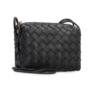 BOTTEGA VENETA 보테가 베네타 루프 미니 블랙 숄더백 1573488