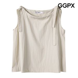 [지지피엑스]숄더 매듭 베이직 뷔스티에 셔츠 (GP4SH047F)
