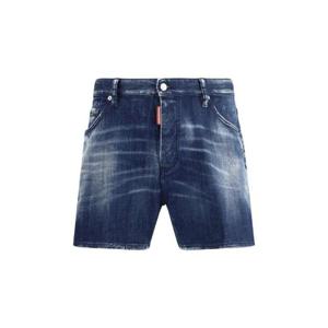 Dsquared2 다크 밀키 웨이 워시 브로 진 반바지 S71MU0846S30342 470 TP934430887
