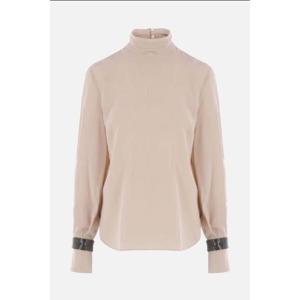 BRUNELLO CUCINELLI crepe de chine blouse MB993EK714C8561