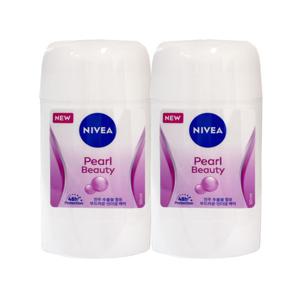 [니베아]니베아 펄 앤 뷰티 스틱 데오드란트 50ml x2