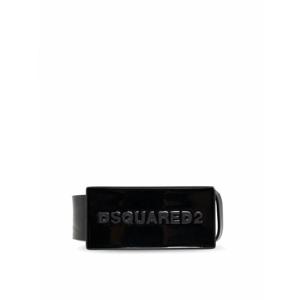 [DSQUARED2] 라프리마 남성 벨트 블랙 레더 위드 로고 플라크 클로져 BEM064612900001M436 /8