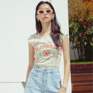 [에고이스트][CAPSULE LINE] 슬리브리스 프린트 티셔츠 (ER2CH661)