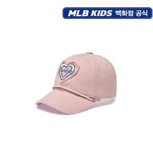 MLB키즈 여아 체인장식 워싱볼캡 (7FCPH015N50PKS)
