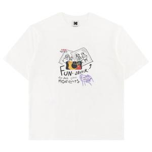 코닥 코닥 모먼츠 일러스트 반팔 티셔츠 K5323LRS75WHT