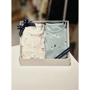 블루독베이비 10 25FW가을신상(BE)(MN)포레스트여우멍멍도기내의2종 (145A700542227)