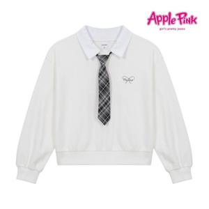 [애플핑크]카라 맨투맨 넥타이 세트 (APK8T561GSI)