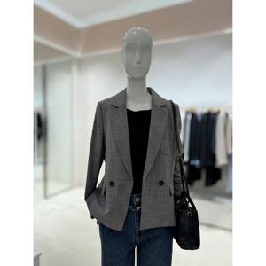 [숲]뒤 비죠포인트 잔체크 자켓  SB9JK371