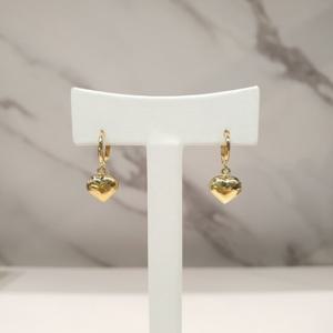 로이드 LOSH3003G 로맨틱 통통하트 원터치 귀걸이 14K Gold