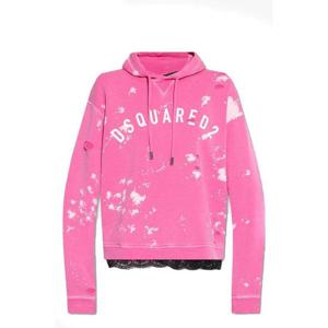 디스퀘어드2 후드 티셔츠 S75GU0456 S25030399 FUCSIA