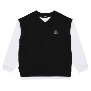 에꼴리에 세이브존07 브이넥 조끼 레이어드티 24A1403