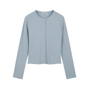 [폴햄]여성 립 크롭 라운드 가디건 PHE3TC2400