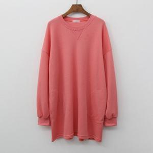 [아이우먼] 데일리삼각무지롱맨투맨 ILG351M409 빅사이즈