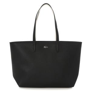 [라코스테]NF4823A55G 안나 가로형 탑지퍼 쇼퍼백- M66블랙/화이트 JS
