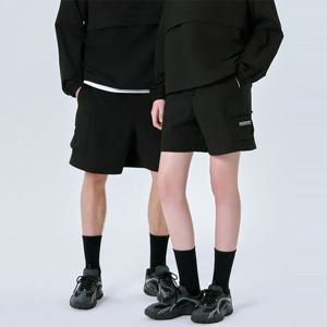 [휠라]립스탑 스트레치 반바지 (FS2TRG2133X_BLK)