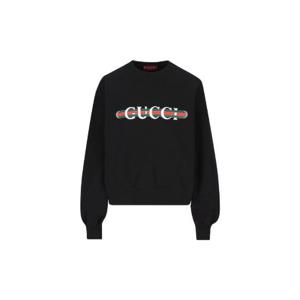 Gucci 로고 프린트 저지 스웨트셔츠 789582XJGLM 1082 TP934684561