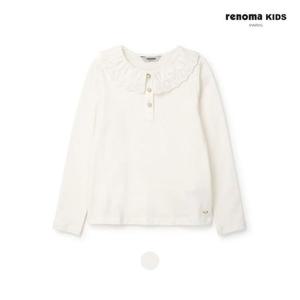 레노마키즈 R2431T150 여아 레이스 카라 블라우스