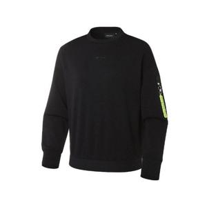 와이드앵글골프긴팔티 KQJ WWP23201Z1 여성 PF 드라이빙레인지 라운드 맨투맨 (Black)