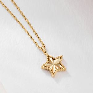 [비앤비골드] 14K 로렛트 컷팅 별 펜던트 JAP41858