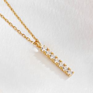 [비앤비골드] 14K 미니 큐빅 스틱 펜던트 L JAP41849