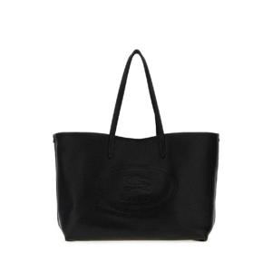 BURBERRY Black leather medium Highlands shopping bag 8114619 A1189