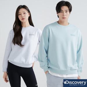디스커버리 봄 이월/할인 남성/여성/공용 뉴 스몰로고 맨투맨 DXMT21041