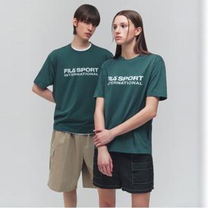 [휠라] 정상* 39,000원 면혼방 F.S.I 빅로고 반팔티(FS2RSG2132X_DTL)