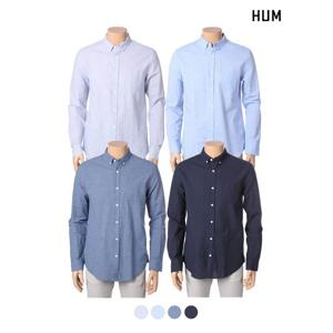 [HUM][HUM]남) 코튼린넨 베이직 셔츠(FHNECSL102P)