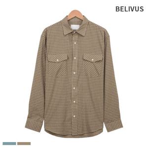 [빌리버스] 남자 체크셔츠 긴팔 캐주얼 남방 BOP145