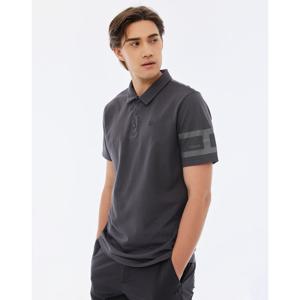 헤지스 골프 남성 24SS 클리어런스스테디셀러코튼 블렌드 필드 폴로티셔츠 (CHARCOAL GRAY) WPTS4B482CG