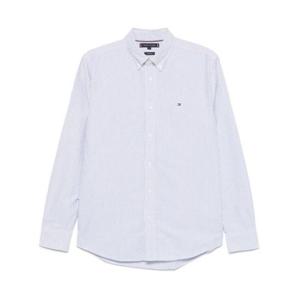타미힐피거 긴팔 셔츠 MW0MW36238 0A8 Clear Blue