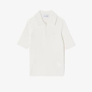 [시즌오프 30% 인하] 라코스테 공식 여성 슬림핏 3D 하프집업 스웨터 AF2572-55G 70V
