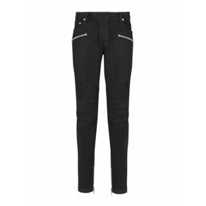 [BALMAIN] 라프리마 남성 부츠컷 슬림핏 바이커 진 EH1MG115DF630PA 블랙 /8