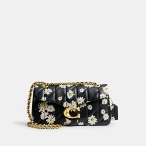 COACH 터비 숄더백 26, 퀼트 및 플로럴 프린트 CR705-B4/M2 글라스/플로럴, 마블링