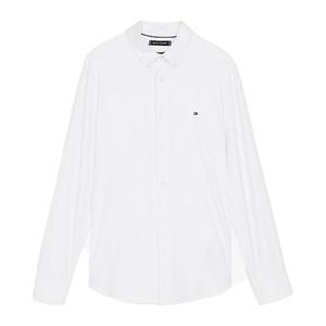 타미힐피거 화이트 플레인 슬림 핏 셔츠 MW0MW39004 YCF