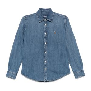 랄프로렌 데님 버튼업 칼라드 셔츠 211 969458 001