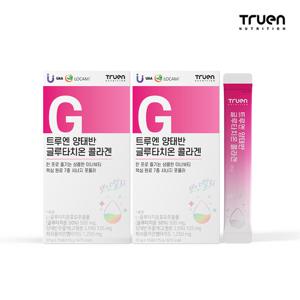 [트루엔] 양태반 고순도 글루타치온 콜라겐 15포, 2박스 (증정  쇼핑백(대) 1개)