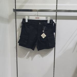 [소이]3,5부 카고 오픈 면바지 28M1256_BK_KG