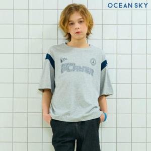 오션스카이 HC04 배색 그래픽 포인트 반팔 DBJB5808D0B