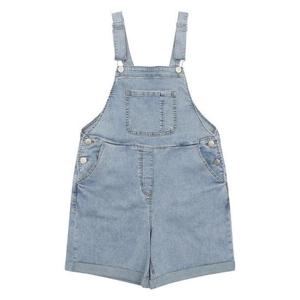 에꼴리에 sh06 4부 워싱 블루멜빵데님바지9 24B12659