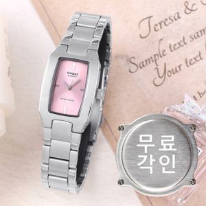무료각인 카시오 LTP-1165A-4C 레트로 스퀘어 아날로그 정장 여