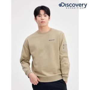 디스커버리 (DMMT35051_BGS) 남성 와펜포켓 맨투맨 DXNW