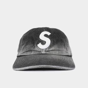 슈프림 S로고 코듀라 6패널 공용 캡 SS25H90 BLACK