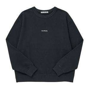 아크네스튜디오 ACNE STUDIOS AI0067 BLACK 스탬프 로고 여성 맨투맨