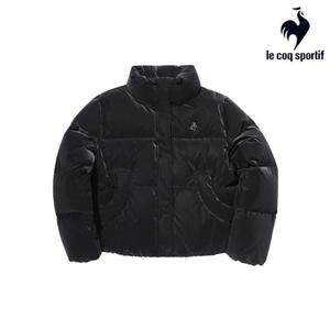 [르꼬끄][30% OFF] 여성 뤼미에르 크롭 다운 QP422ODJN1_BLK