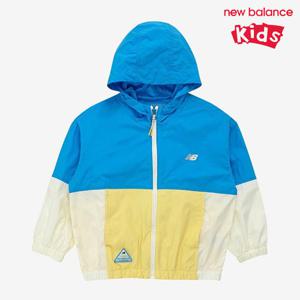 [뉴발란스]뉴발란스 키즈 2컬러블럭 홑겹 바람막이 NK9AE2402U-5