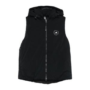 아디다스바이스텔라매카트니 블랙 후드 집업 조끼 JW2038 BLACK