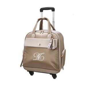 닥스 골프 여성 25FW PREMIUM 베이지 글로시 트롤리 보스턴백 DNGF5F652I2