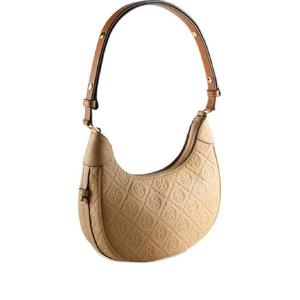 토리버치 T monogram half moon shoulder bag 175329