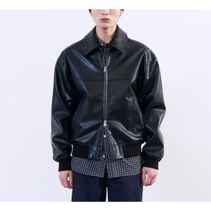 [플랙진]공용 레더 LEATHER BLOUSON JUMPER(PWTI1JKL01U)
